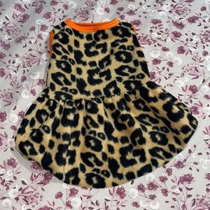 NWOT fleece pet dress